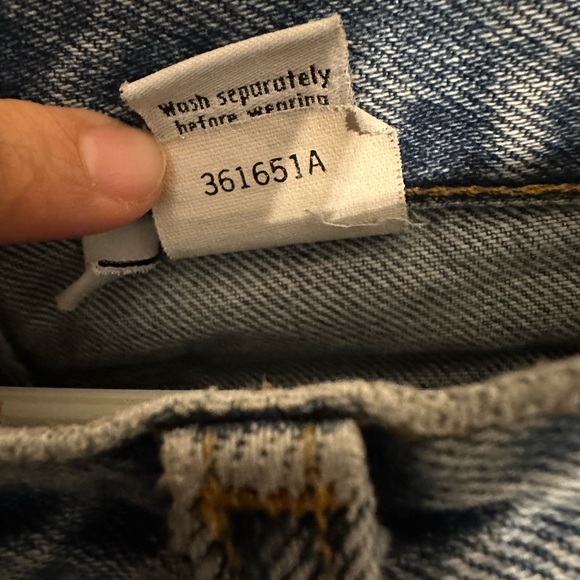 Vintage Calvin Klein Jeans Women's Straight Leg in Blue - Picture 6 of 7